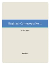 Beginner Cornucopia No. 1 piano sheet music cover